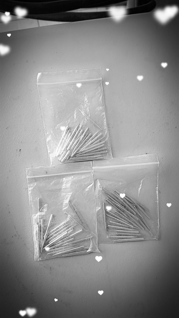 Terrazzo Skirting Needles / Pins – Leveling Guides for Skirting Installation (Set of 10)